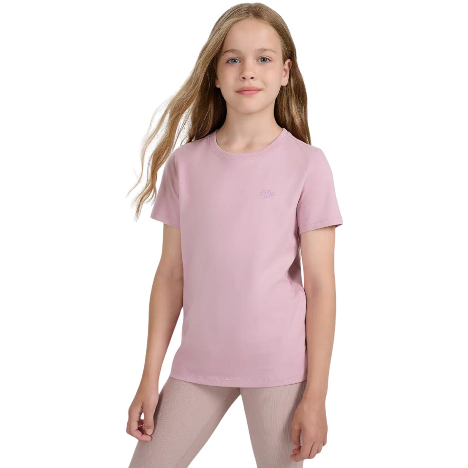 4F T-särk tüdrukutele F2397 heleroosa 4FJWAW25TTSHF2397 56S suurus 146cm