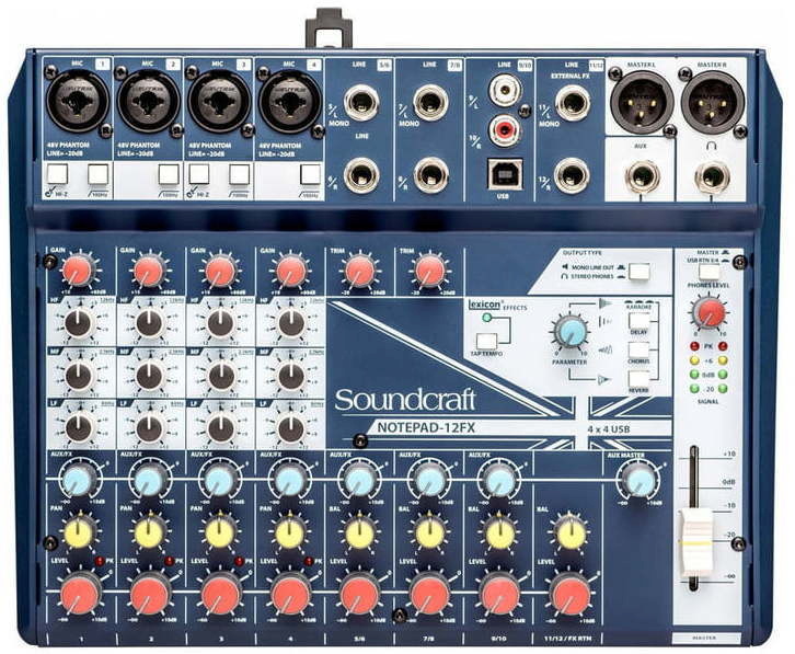 Soundcraft Notepad-12FX analoogmikser
