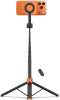 Tech-Protect statiiv-käsistatiiv Selfie Stick Tripod L10S, oranž/must