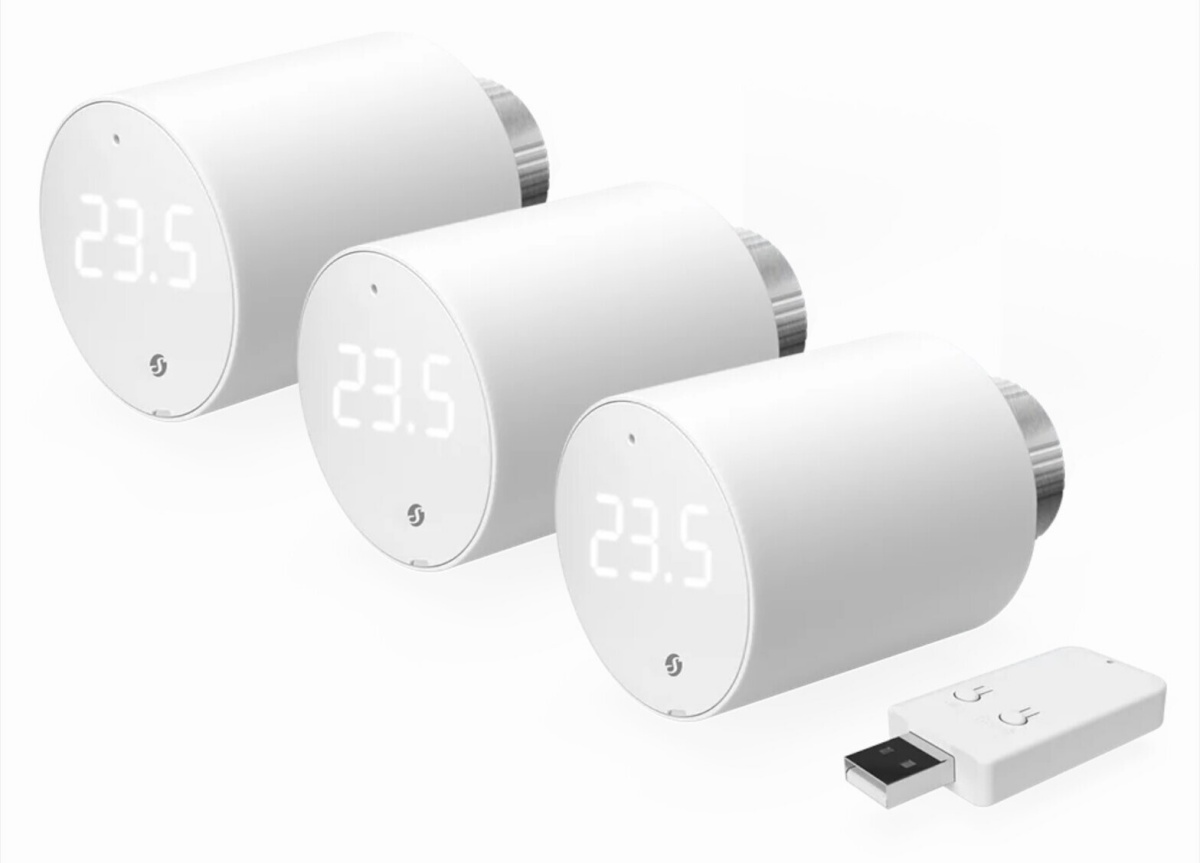 Shelly nutikas termostaat BLU TRV + BLU Gateway Gen3 Thermostatic Head, 3tk