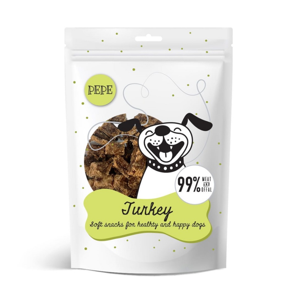 Paka Zwierzaka maius koerale Pepe Turkey, 70g