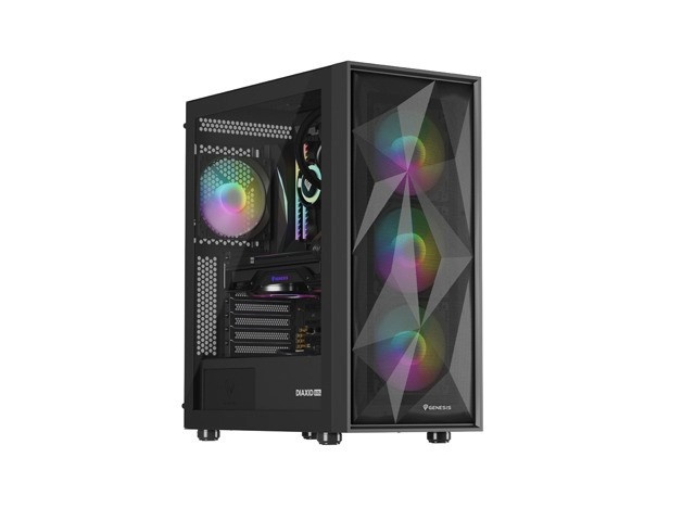 Natec korpus PC CASE GENESIS DIAXID 605 ARGB MIDI TOWER USB