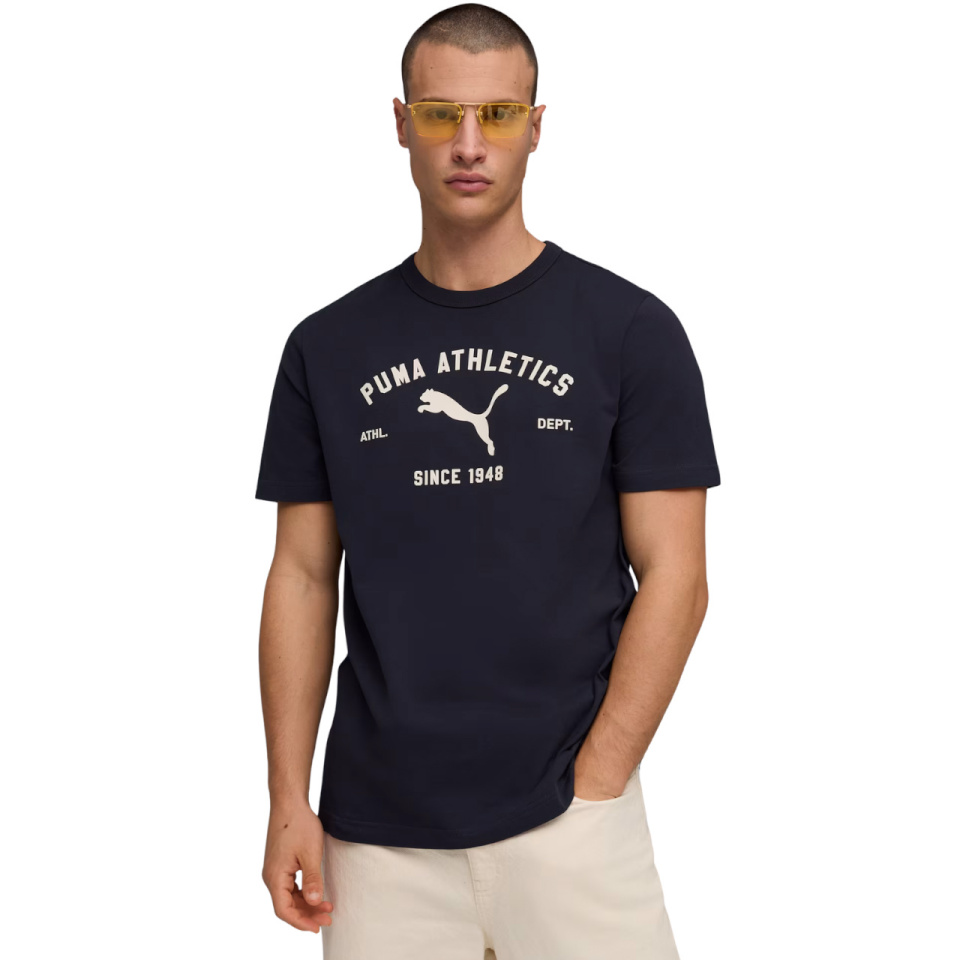 Puma T-särk meestele Class Graphic Tee tumesinine 692226 16 suurus S