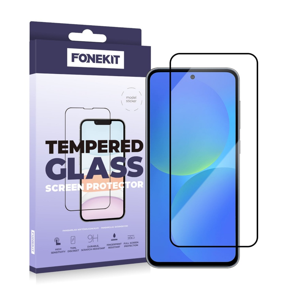 FoneKit kaitseklaas Full Cover, Samsung Galaxy A37/A57