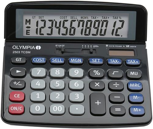 Olympia kalkulaator 2502 Desktop Basic, must/hall