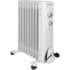Clatronic õliradiaator RA3736 Radiator 9 ribs, 2000W, valge