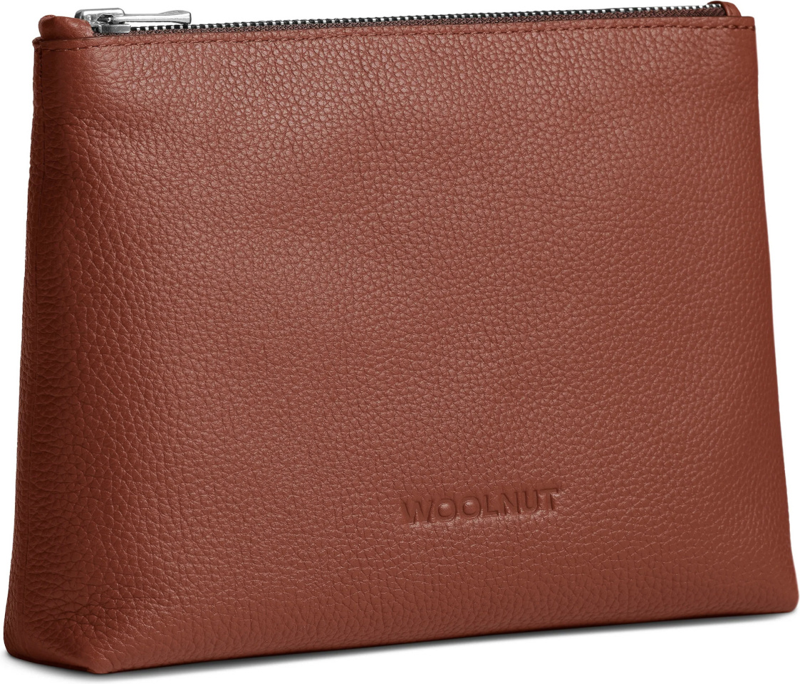 Woolnut Leather Pouch tarvikute kott, konjak