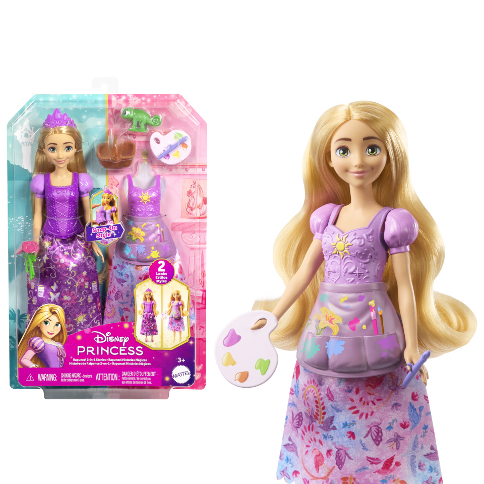 Mattel Disney Prinzessin Fashion Storytelling Rapunzel