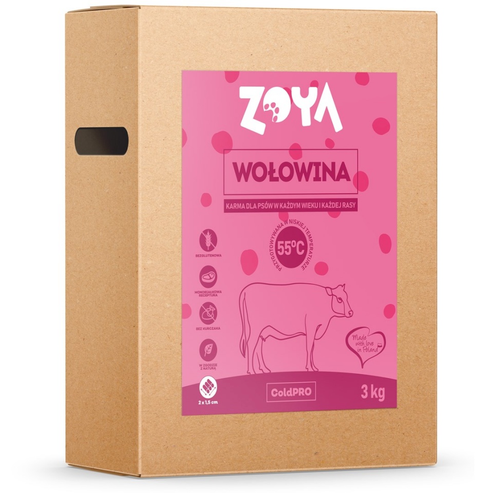 Zoya kuivtoit koerale ColdPRO Beef, 3kg