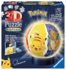 Ravensburger pusle Night Light Puzzle Ball Pokémon 72-osaline 11547