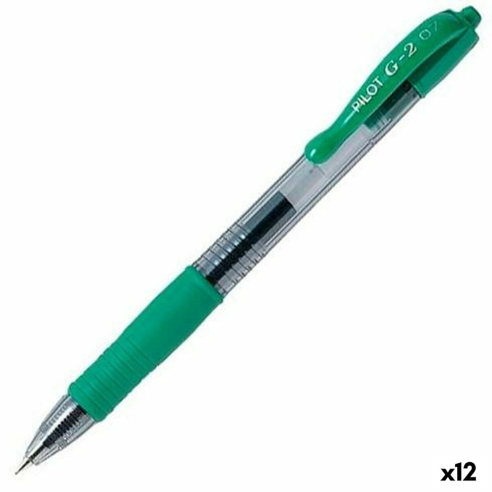 Pilot Geelpliiats G-2 07 roheline 0,4 mm 12tk