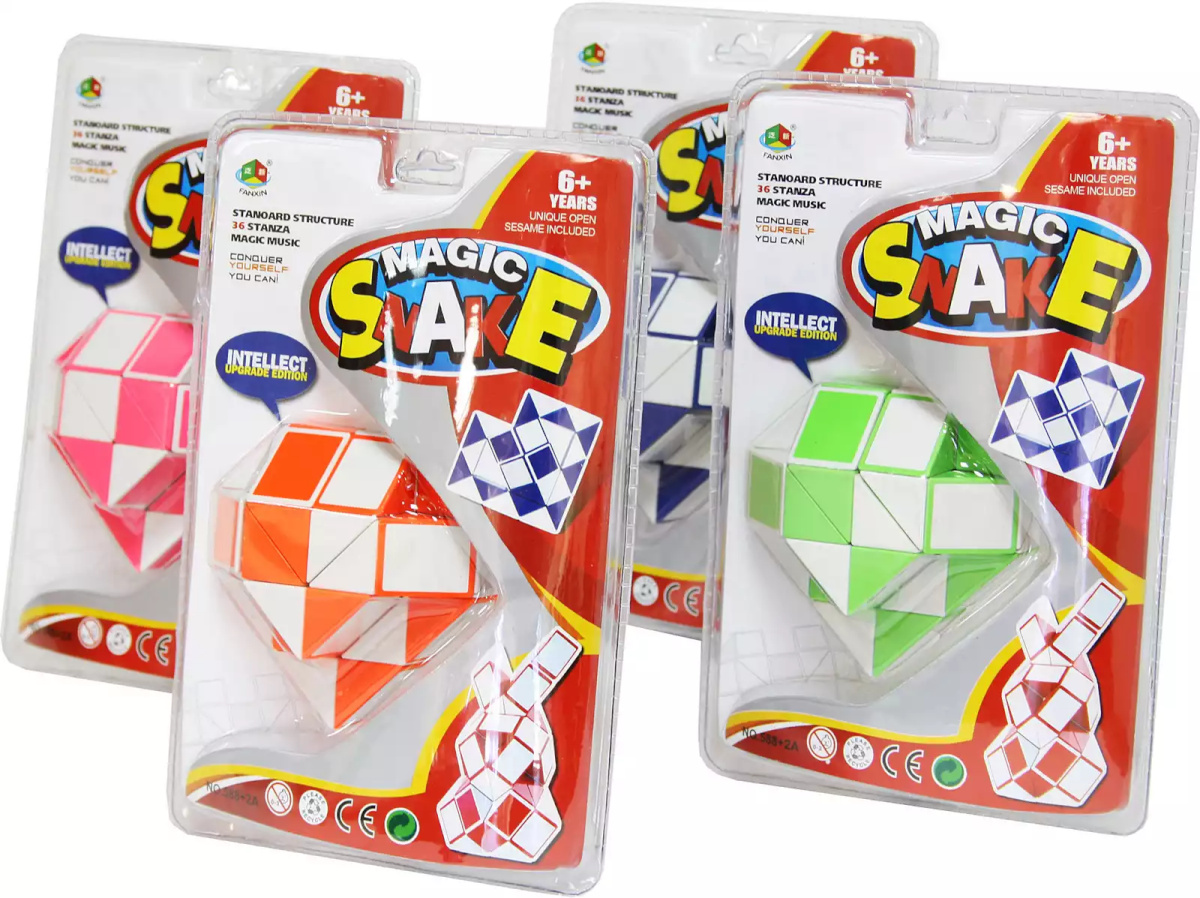 Toys Factory pusle kuubik Rubik's Snake (1203K1381) assortii