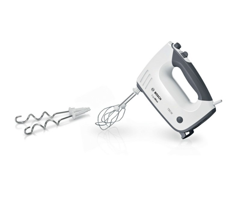 Bosch käsimikser MFQ37400 ErgoMixx Hand Mixer, 750W, hall/valge