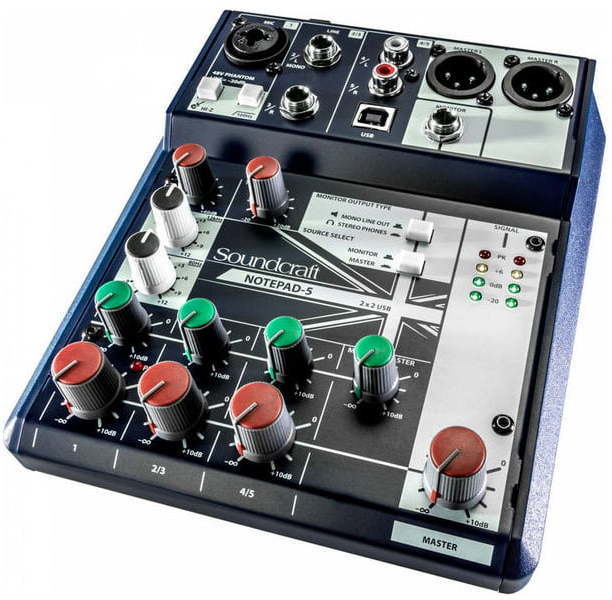 Soundcraft Notepad-5 analoogmikser