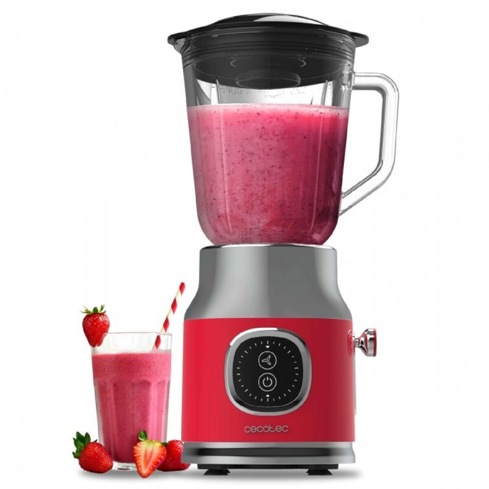 Cecotec blender RetroTwist Red punane