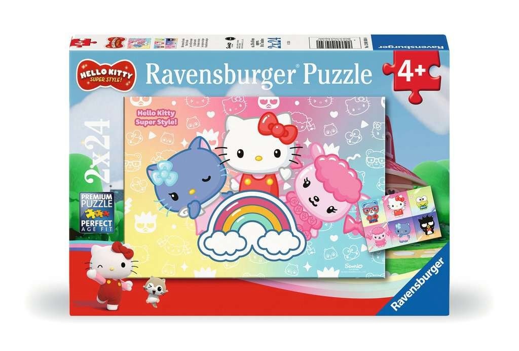 Ravensburger pusle 2x24-osaline Hello Kitty