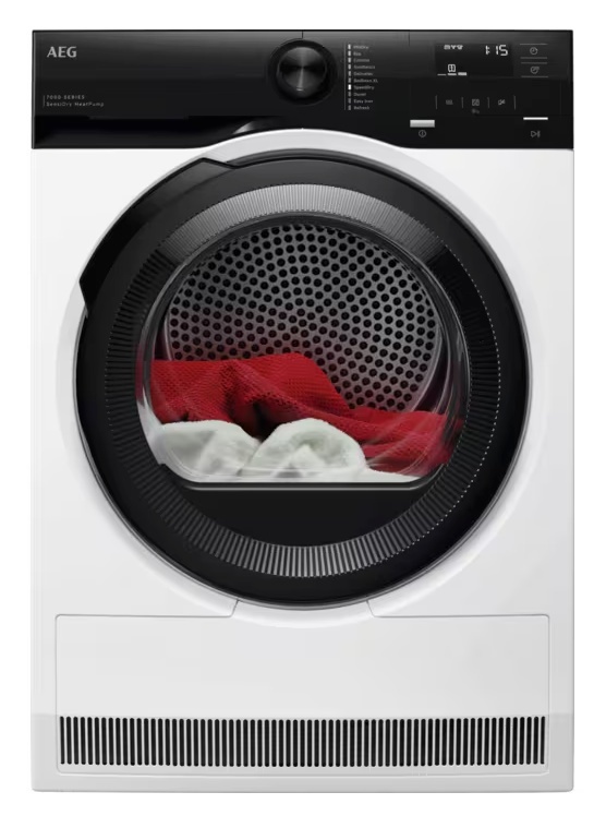 AEG kuivati TR7G8BE Series 7000 Heat Pump Dryer, 8kg, valge