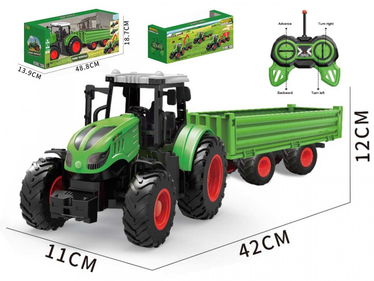 Madej R/C Tractor with trailer