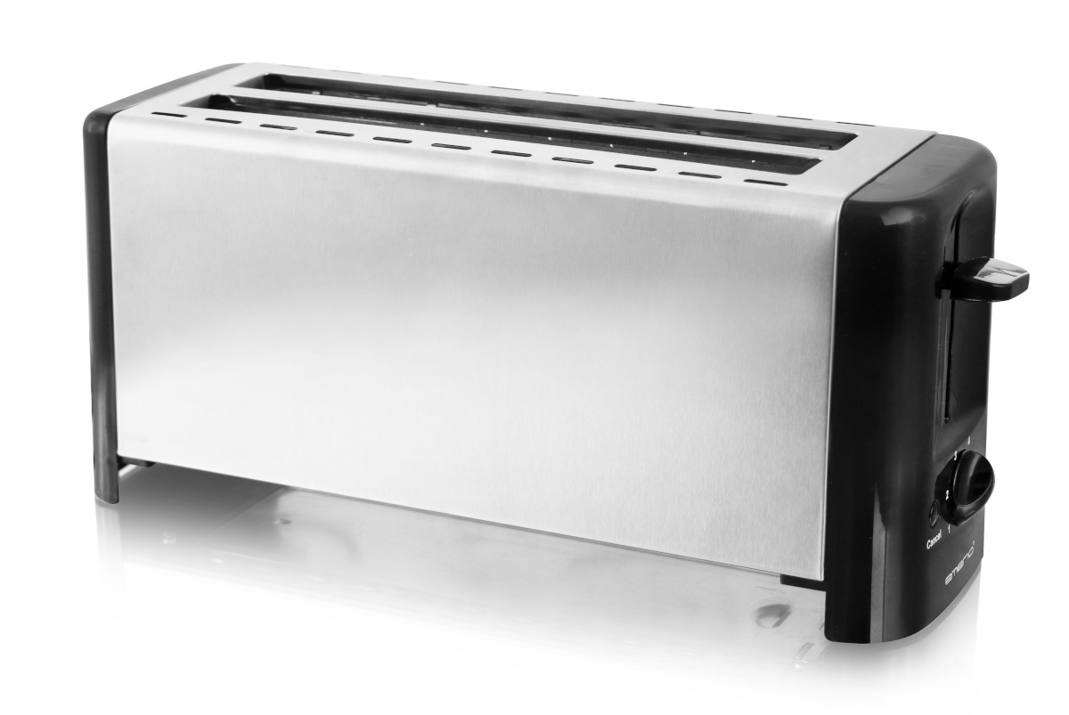 Emerio röster TO-127549 Four-Slice Toaster, roostevaba teras/must