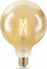 WiZ nutipirn Smart Bulb Globe, E27, Amber Glass, Tunable White - Shades Of White Light, Wi-Fi, 2000-5000 K, 640 lm, 12.5cm, 1tk