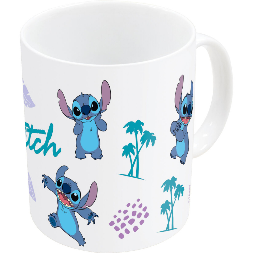 Stitch suur tass sinine Lillla keraamiline 350ml
