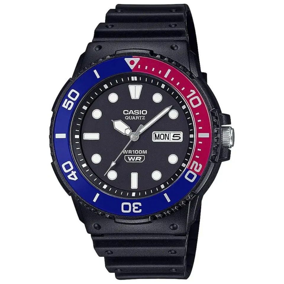 Casio meeste kell DIVER 100M - BLACK (Ø 45mm)