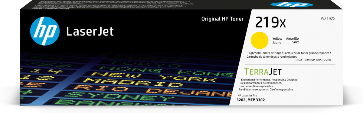 HP tooner 219X, kollane