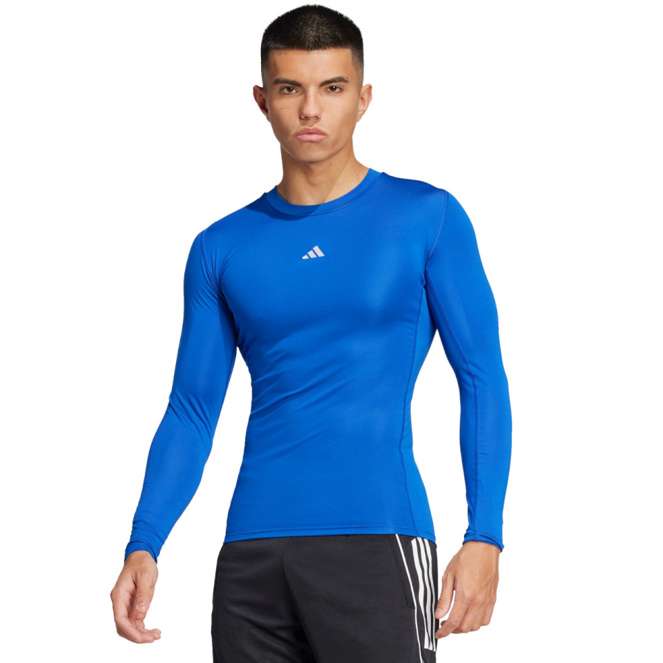Adidas Teamwear T-särk meestele Techfit Long Sleeve Tee sinine JP2921 suurus M