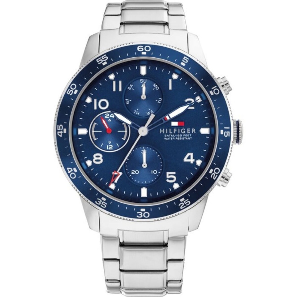 Tommy Hilfiger meeste kell 1791949 Hõbedane (Ø 44mm)