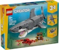 LEGO klotsid 31381 Creator 3-in-1 Wilder Hai mit Schatztruhe