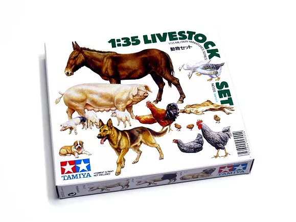 Tamiya mängufiguurid Livestock Set