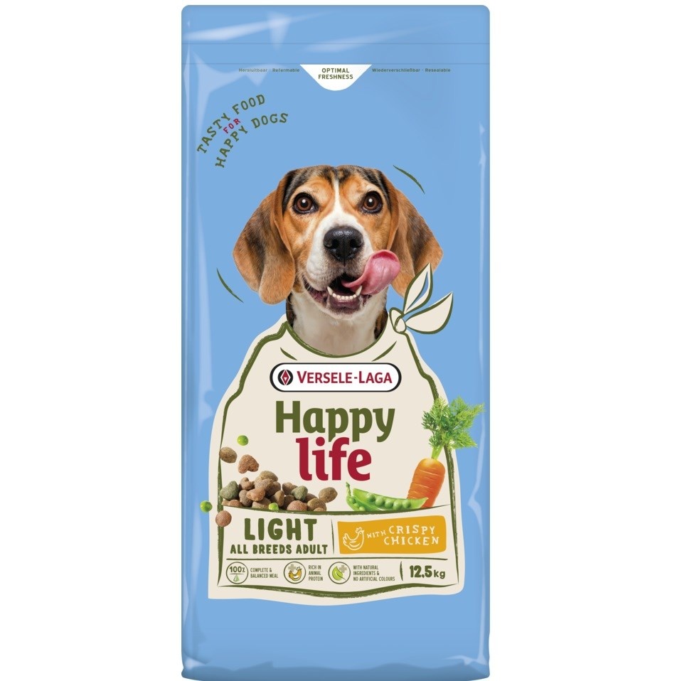 Versele-Laga kuivtoit koerale Happy Life Light Chicken, 12,5kg