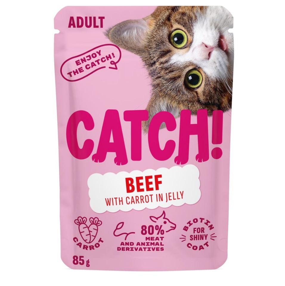 Catch kassitoit Beef and Carrot in Jelly, 85g