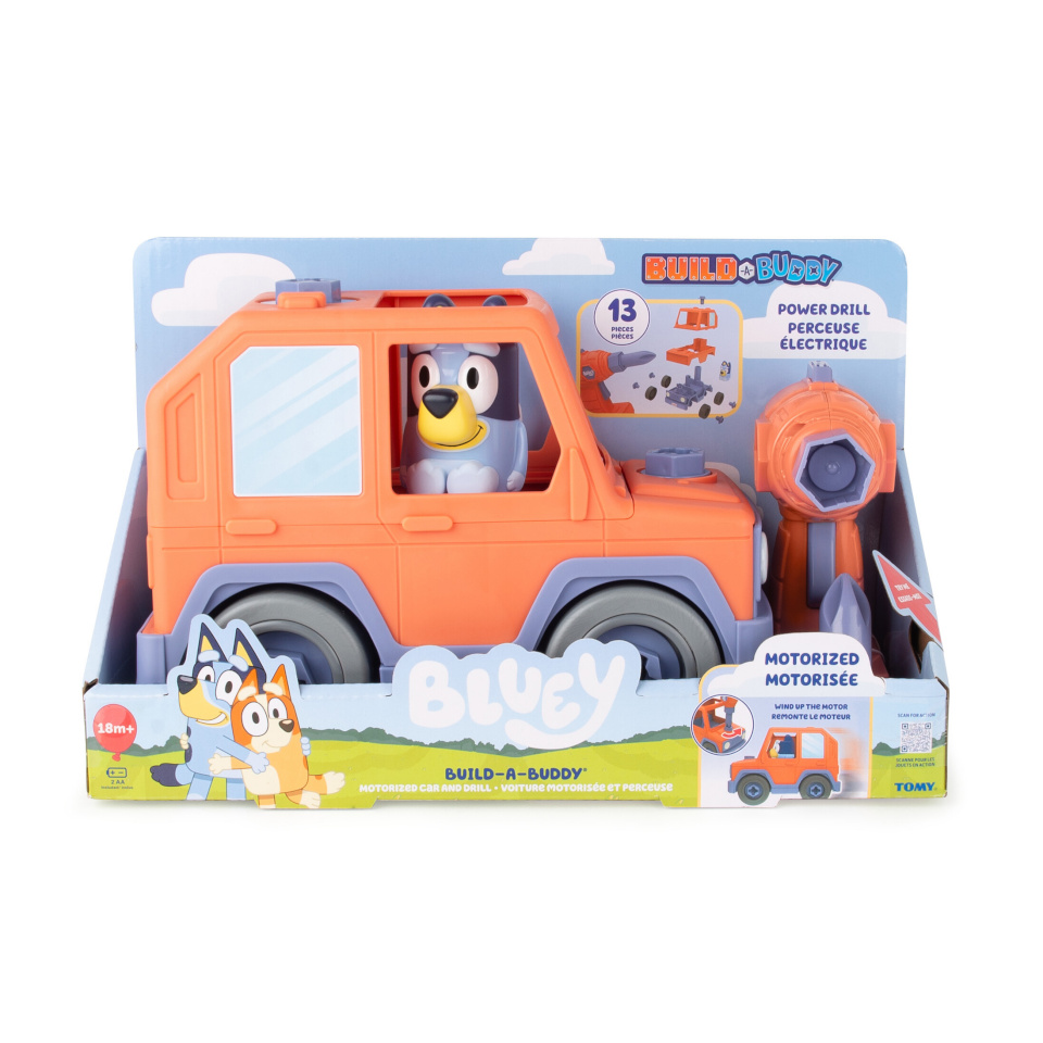 Bluey ehitab endale sõbra mootoriga auto ja puuri
