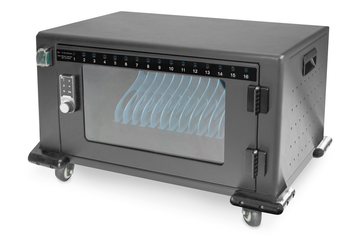 Digitus dokkimisalus Digitus Charging Trolley 16 Notebooks up to 14"