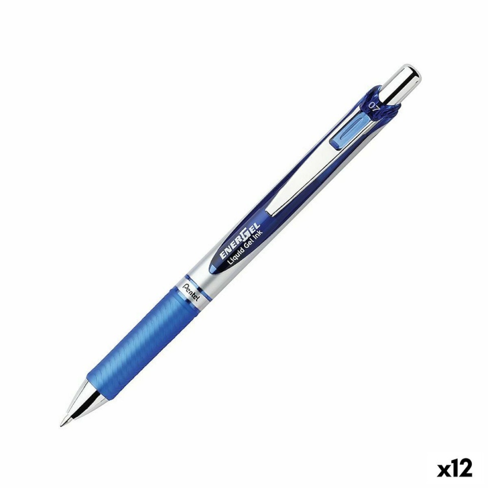 Pentel Geelpliiats Energel XM Klick 0.7 sinine 12 Tükid, osad