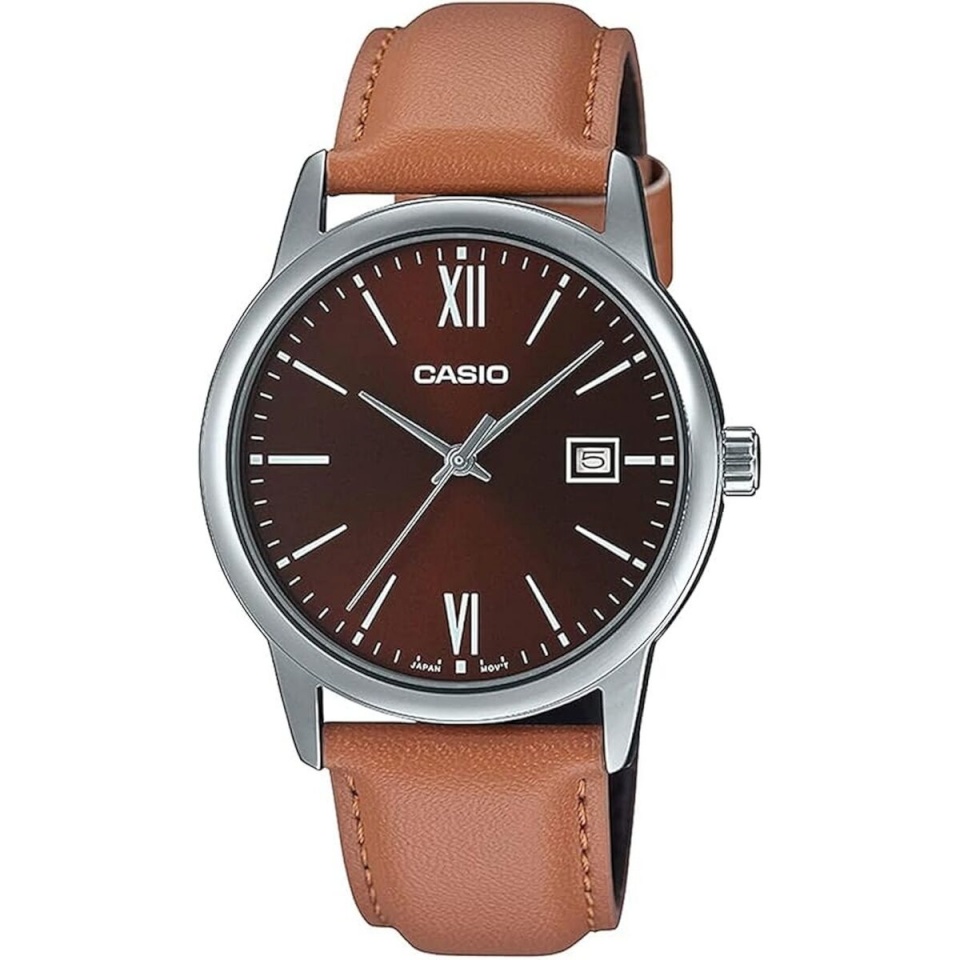 Casio meeste kell DATE, LEATHER - BRONZE (Ø 37mm)
