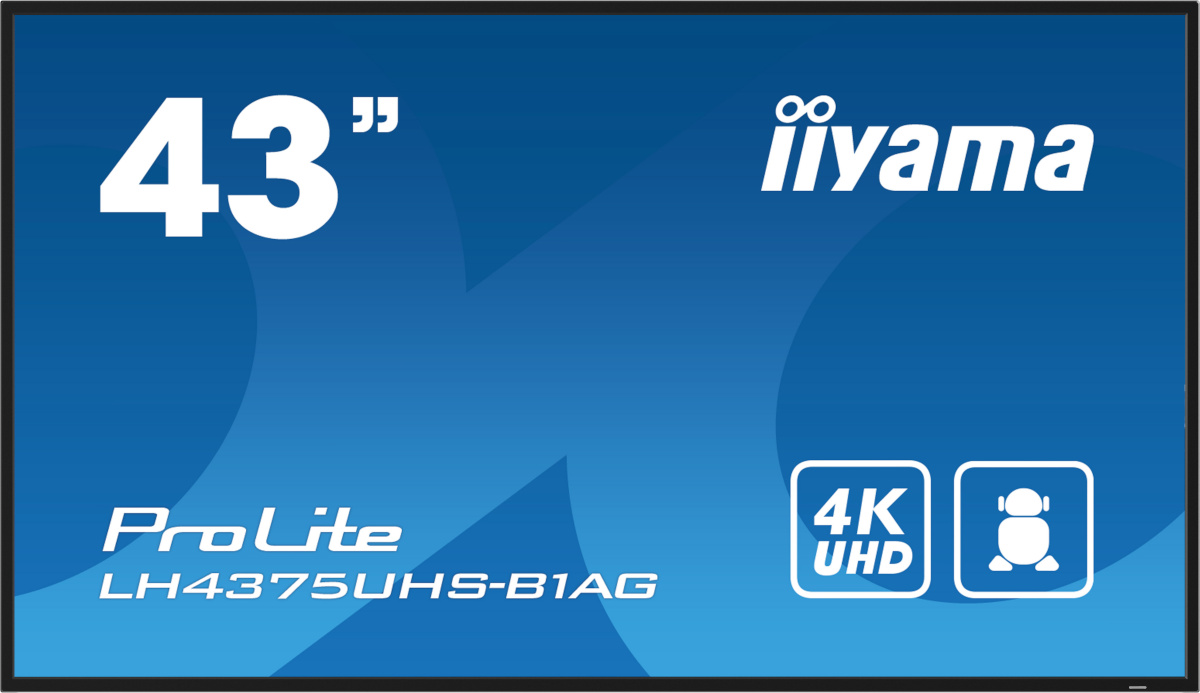 Iiyama esitlusekraan Digital Signage ProLite LH4375UHS-B1AG LH4375UHSB1AG (LH4375UHS-B1AG)