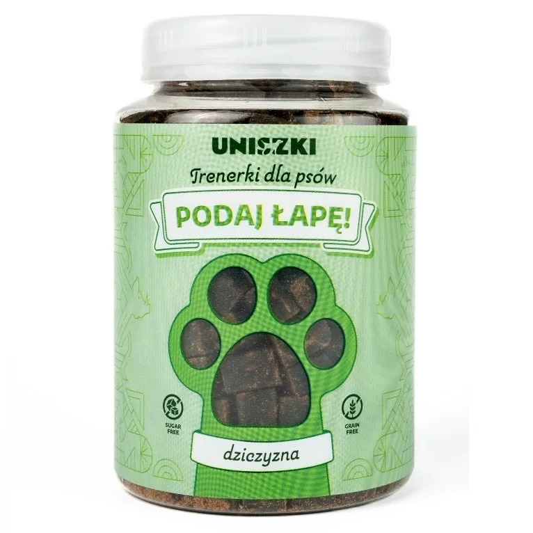 Uniszki maius koerale Podaj łapę Treats Game, 210g