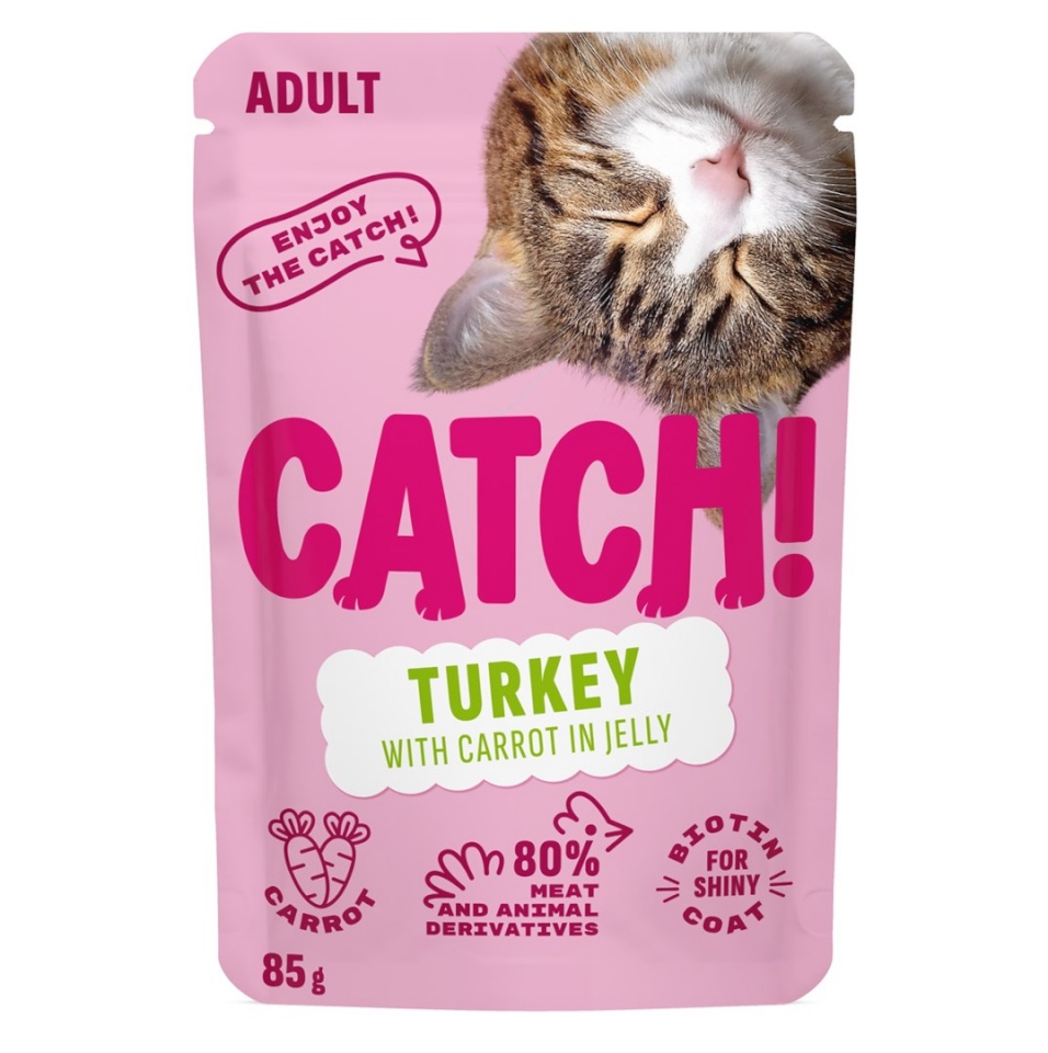 Catch kassitoit Turkey and Carrot in Jelly, 85g