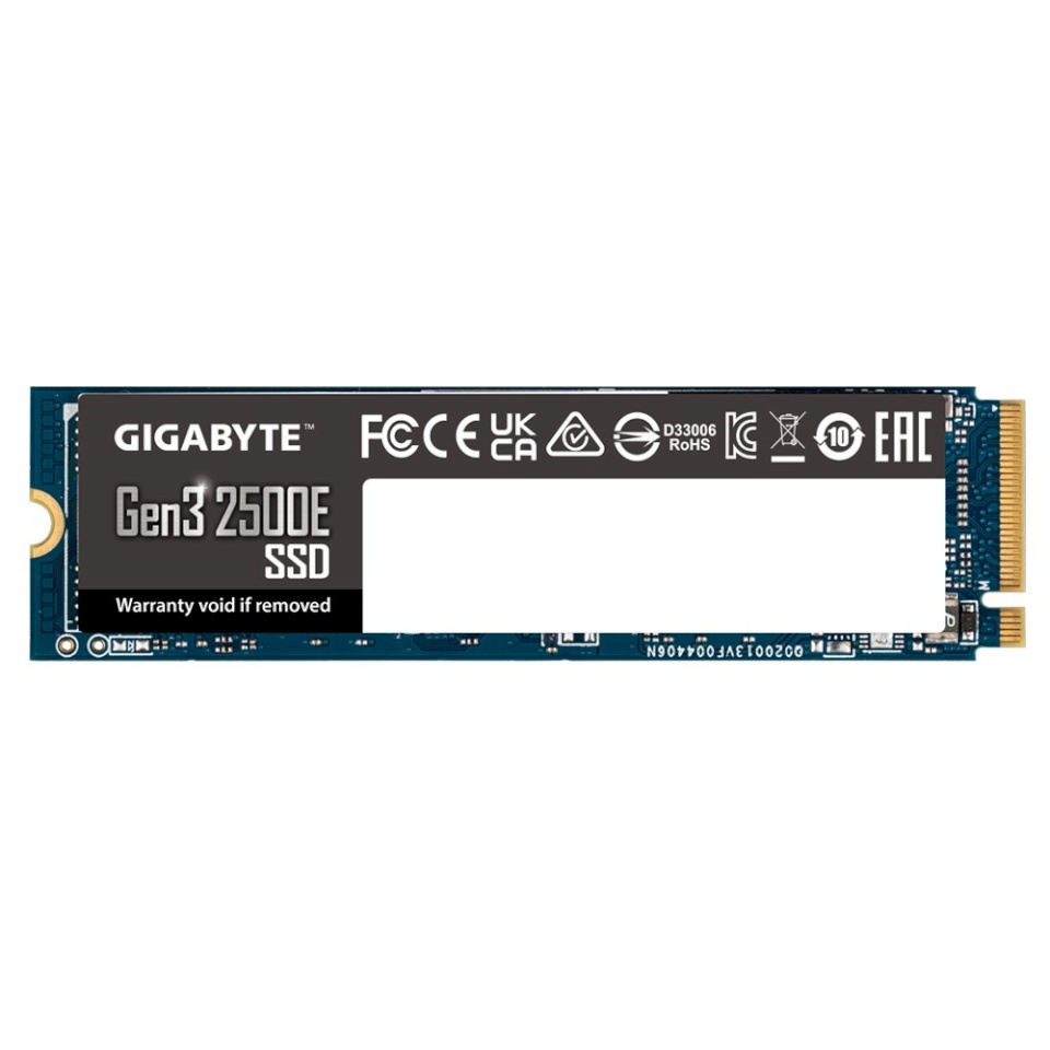 Gigabyte kõvaketas SSD Dysk 2500E NVMe Gen3 500GB M.2 2280 2300/1500MB/s