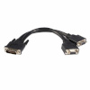 Startech DMS-59 -VGA Kaabel DMSVGAVGA1 must 0,2 m