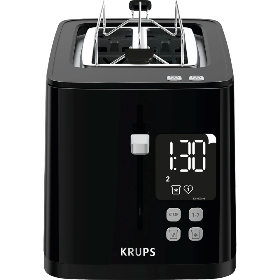 Krups röster KH6418 Smart'n Light Toaster, 850W, must