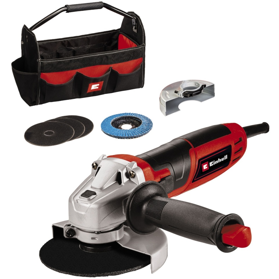 Einhell nurklihvija 4430977 Angle Grinder TC-AG 125/850 Kit, punane/must