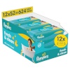 Pampers salvrätid Fresh Clean Plastic Free niisked beebisalvrätid, 12 pakki, 624 niisket salvrätikut