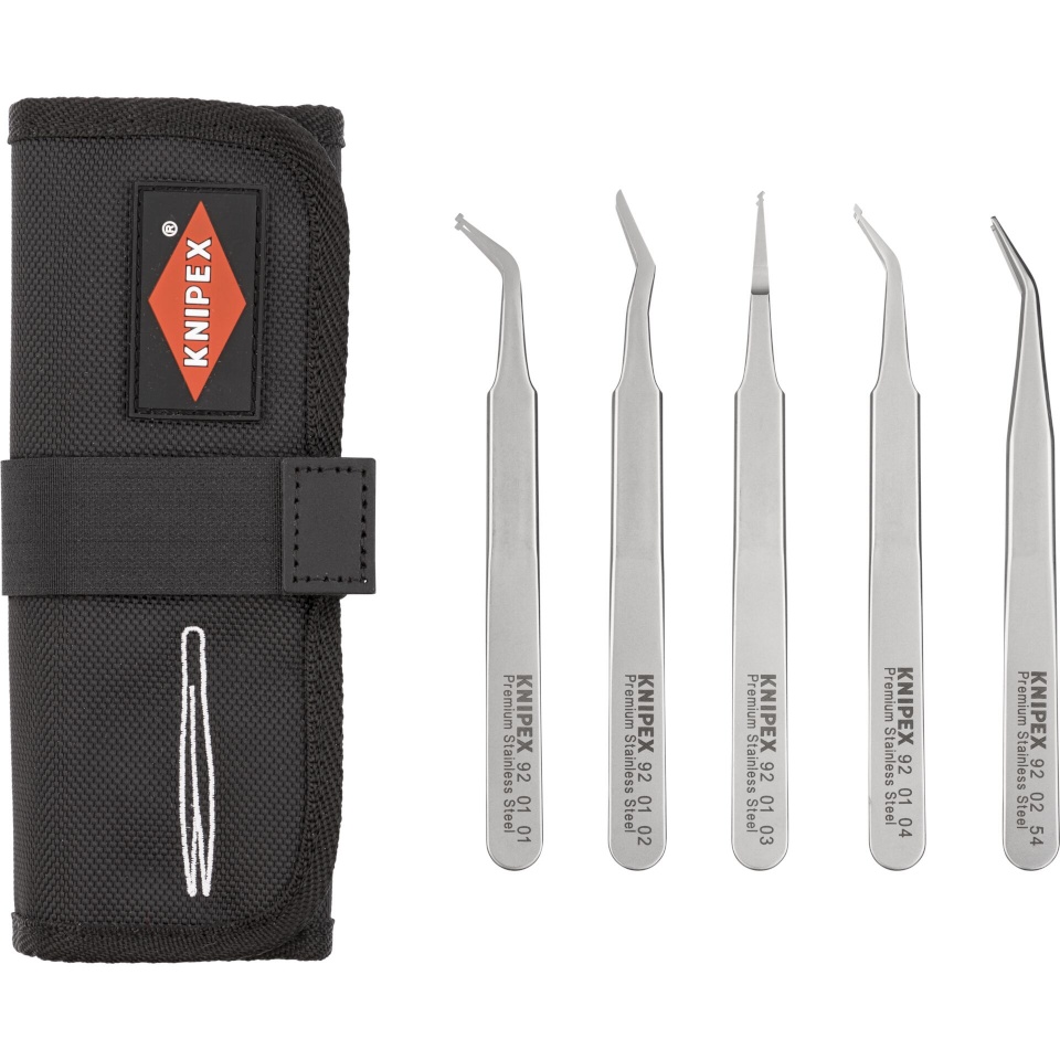 Knipex tangid SMD Precision Tweezers Set 5-osaline