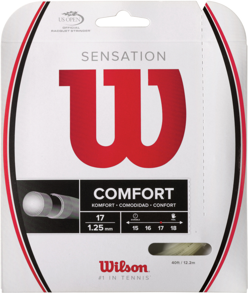Wilson keeled Sensation 17, valge, 1,25 mm