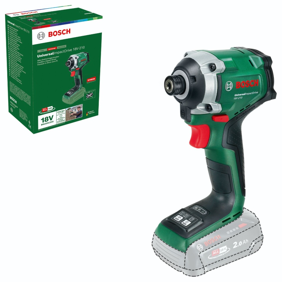Bosch akutrell UniversalImpact 18V-210 Schlagschrauber