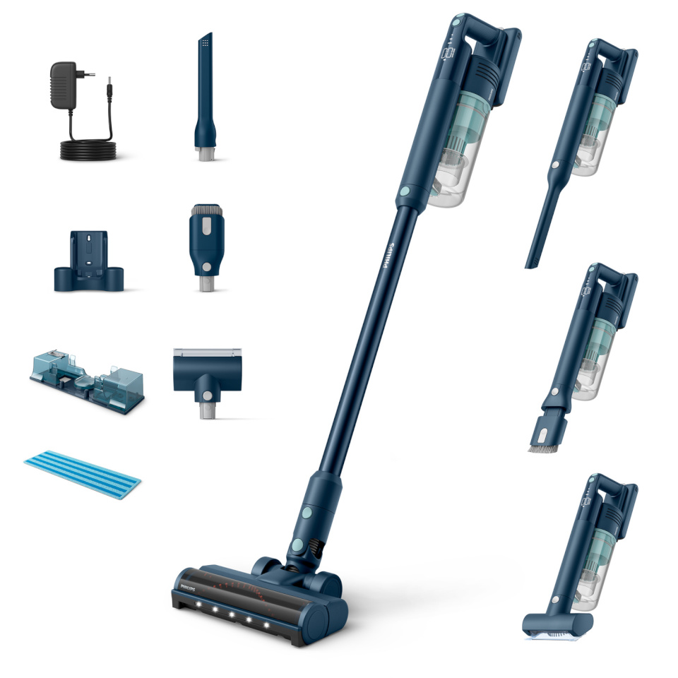 Philips varstolmuimeja XC5141/01 Series 5000 Cordless Vacuum Cleaner, sinine