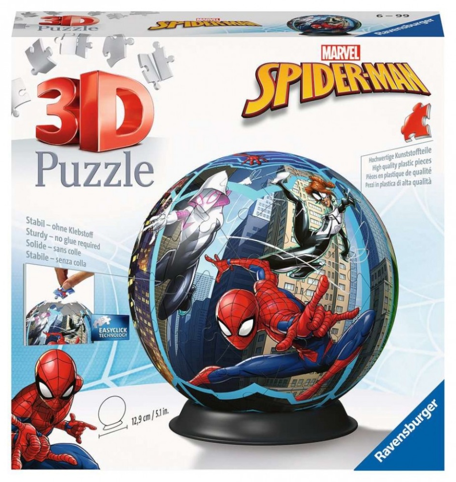 Ravensburger pusle 3D Puzzle-Ball Spiderman